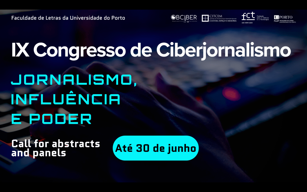 Call for Panels – IX Congresso Internacional de&nbsp;Ciberjornalismo